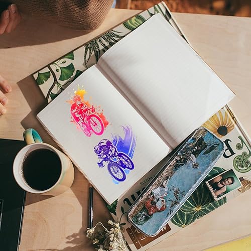 GLOBLELAND Tampons Transparents pour la Fabrication de Cartes Vélo de Montagne Tampons Transparents pour Bricolage Scrapbooking Album Photo Journal Décoration de la Maison - Nail Gallerys