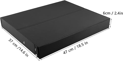 Organiseur de lunettes de soleil, présentoir à 18 grilles pour lunettes de soleil, boîte de rangement pour lunettes de soleil, organiseur de bijoux avec couvercle pliable, boîte de rangement pour obje - Nail Gallerys