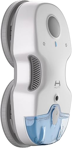 HUTT Robot Nettoyeur de vitres C7 avec Fonction de pulvérisation (HUTTHINK 5.0, contrôle Intelligent de la fréquence et Planification d'itinéraire, réservoir d'eau/Nettoyage de 80 ML, Vitesse de - Nail Gallerys