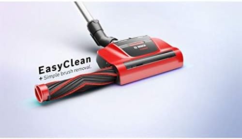 Bosch BGS41PET1 ProAnimal Série I 6 – Aspirateur sans Sac, Aspire Les Poils d’Animaux Rapidement et hygiéniquement grâce à la Brosse AirTurbo Plus et la Fonction SelfClean, Couleur Rouge - Nail Gallerys