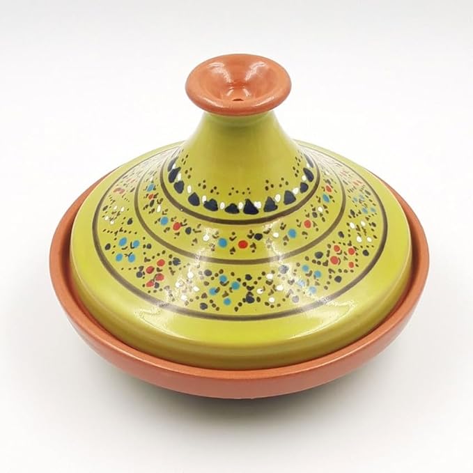 Tajine individuel évasé Marrakech Vert - D 22 cm - Nail Gallerys