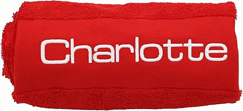 PATOUTATIS - Serviette de Toilette 50x100 personnalisée avec prénom de Votre Choix - Broderie - Nail Gallerys