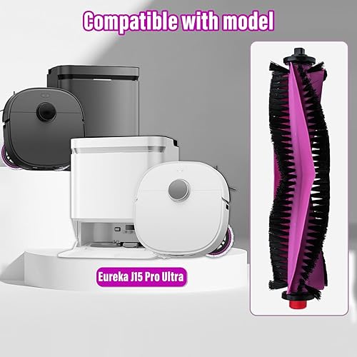 iAmoy Lot de 2 brosses principales compatibles avec le robot aspirateur Eureka J15 Pro Ultra – Violet – Sans entretien - Nail Gallerys