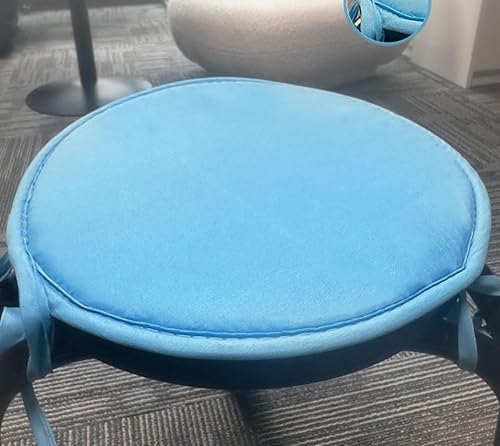 Lot de 2 coussins ronds en mousse pour chaise de jardin (gris foncé) - Nail Gallerys