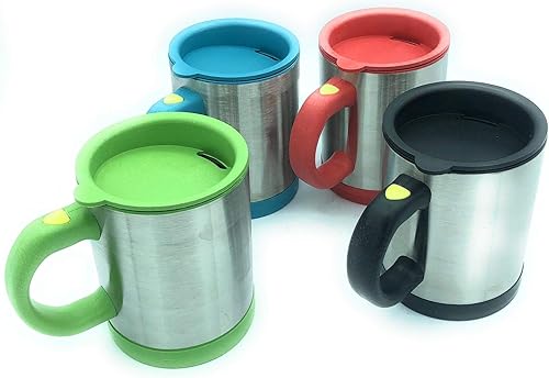 Tempo di Saldi Tasse thermique pour voiture, mélangeur, verre électrique automatique de 350 ml avec bouchon - Nail Gallerys