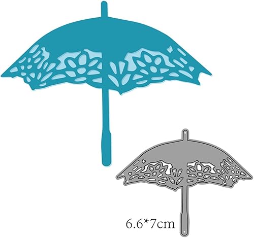 Matrices de découpe en métal en forme de parapluie pour la fabrication de cartes, gaufrage pour scrapbooking, album de bricolage, décoration de cartes en papier - Nail Gallerys