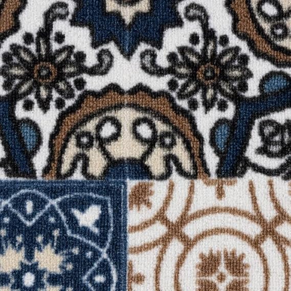 Tapis de couloir St Davids - Pour cuisine, couloir et salon - Tapis à boucles fines - Antidérapant et antistatique - Tapis de couloir (80 x 200 cm) - Nail Gallerys