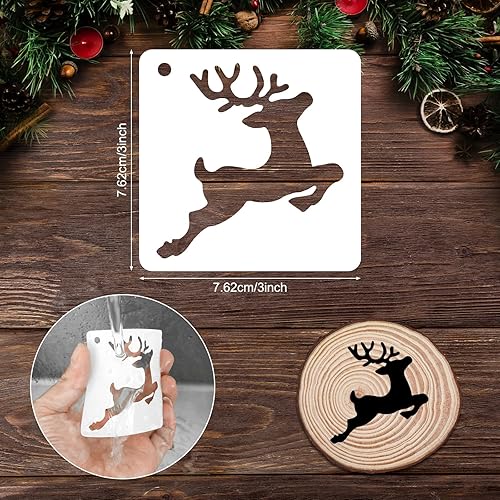 SRIZIAN 65 pochoirs Réutilisables pour I'artisanat, pochoirs Naturels de Peinture D'animaux Cerf, Ours, Montagne pour les Panneaux en Bois, la Toile et la Décoration Intérieure - Nail Gallerys