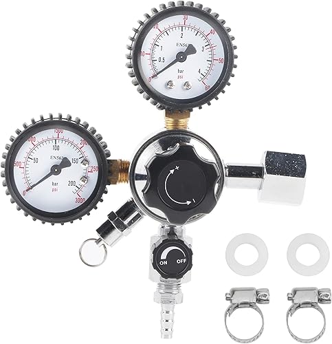 Keg Régulateur De Co2,Adaptateur Keg Réservoir De Sécurité Pression Co2 Régulateur Bière Soda Keg Soupape De Surpression Home Brew Bière Assemblage De Conduite De Gaz W21.8 EU Plug - Nail Gallerys