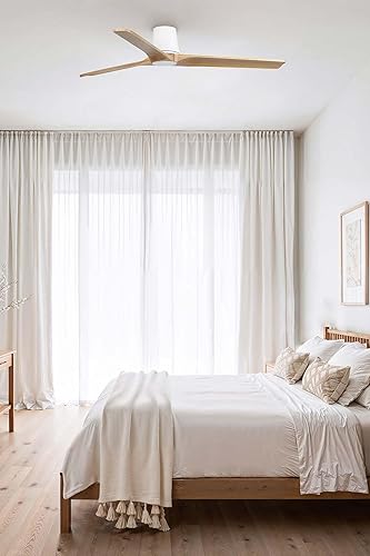 HEYWOOD TUB L Ventilateur de plafond blanc sans lumière 33838 - Nail Gallerys