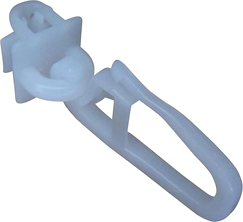 Rewagi Lot de 40 crochets pour rideaux de qualité supérieure 6 mm - 6,5 mm - Nail Gallerys