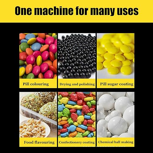 Machine à enrober les cacahuètes et les amandes Machine à enrober les tablettes de sucre Machine à enrober les bonbons au chocolat Machine à fabriquer des snacks Machine à fabriquer du chocolat,220V - Nail Gallerys