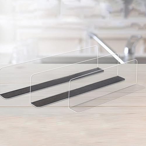 STOBAZA 8pièces Séparateurs Étagères Magnétiques Shape pour Organisation De Produits pour Vêtements Et Aliments - Nail Gallerys