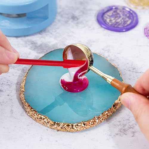 Spatule à double extrémité Spatule Spatule Spatule et gratte- - Grattage de joint de cire à usage multiples et ustensile de cuisson pour les soins de la peau, le maquillage, le pain, le dessert - Nail Gallerys