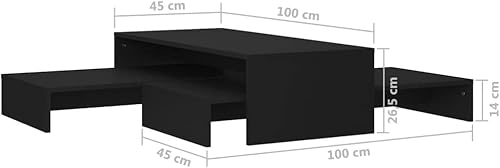 WIFESE Table Basse Chêne Sonoma 150x50x35 cm Aggloméré Table Salon Style Elégant Table d'appoint Décoration Intérieure Bureau Salle de Séjour Table de Canapé pour Boissons Magazines - Nail Gallerys