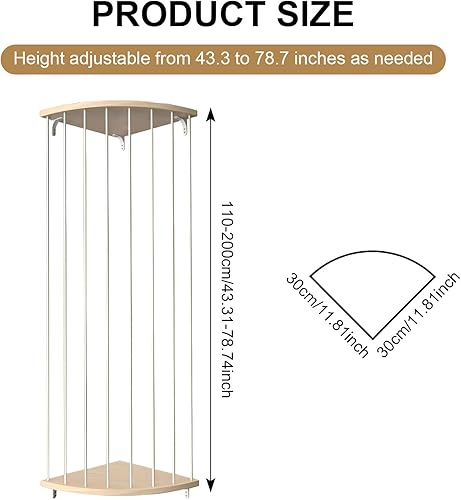 Dokeno Support d'angle Rangement Jouet Peluche, Rangement Peluche, Filet Rangement Suspendu, Stockage d'animaux en Peluche, Jouets en Peluche Organisateur Suspendu pour Chambre d'Enfant (A) - Nail Gallerys