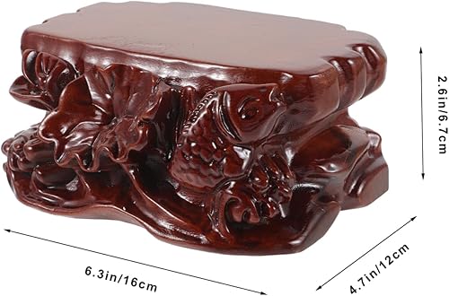 Vaguelly Pot de fleurs de statue de Bouddha en bois massif Accessoires de comptoir décor de cuisine de ferme décor de comptoir la table représente l'affichage contremarche de ferme - Nail Gallerys