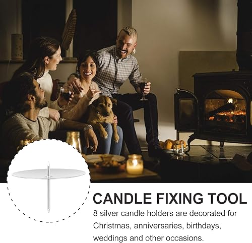 COHEALI 8pièces Support pour Bougies De Fixateurs De Bougies pour Décoration De Fête Accessoires Pratiques pour Noël Halloween Et Thanksgiving Fer Et Sécurisé - Nail Gallerys