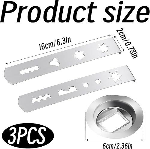 Pack De 3 Accessoires Pour Hachoir À Viande,Embouts À Douilles Pour Biscuits, Embouts À Pâtisserie,Embouts À Pâtisserie,Pour Biscuits Pour Pâtisseries De Noël (Hachoir À Viande Modèle 5) - Nail Gallerys