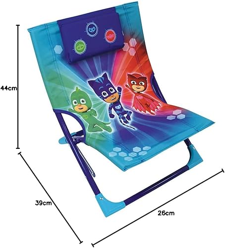 Fun House 712889 PYJAMASQUES Chaise - Fauteuil de Plage pliable pour enfant - Nail Gallerys