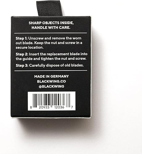 Blackwing Lot de 3 lames de rechange en acier allemand pour aiguiseur Blackwing - Nail Gallerys