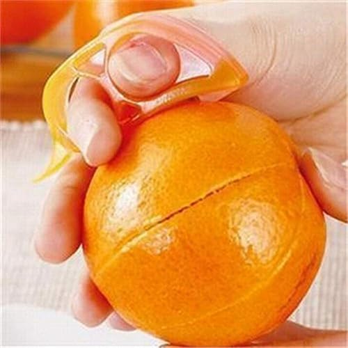 4 x ouvreur d'orange éplucheur trancheuse Coupe en Plastique Citron Citron agrume Peau décapant Facile à Transporter Nouveau publié et populaireAgréable et Pratique - Nail Gallerys