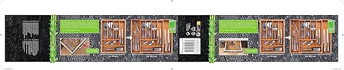 Range-couverts extensible - 46 x 34-56,5 x 6 cm - 6 à 8 compartiments - Matériau bambou écologique - Nail Gallerys