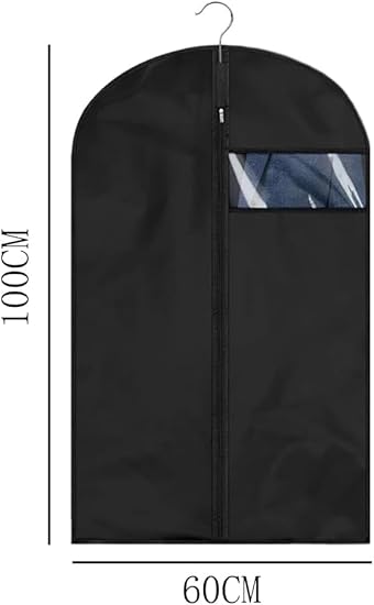 Housse à vêtements pour costume long, housse à vêtements longue, pour ranger chemises, costumes et jupes, lot de 6, 60 x 120 cm - Nail Gallerys