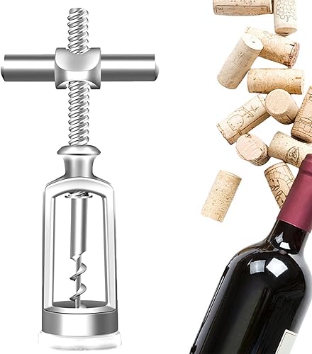 Tire-Bouchon Classique Spirale en Ouvre-Bouteilles Tire-Bouchon à Vin Domestique Ouvre-Bouteille Professionnel Multifonctionnel Tire-Bouchon à Vin Portable,pour Tout Restaurant,Bar ou Famille - Nail Gallerys