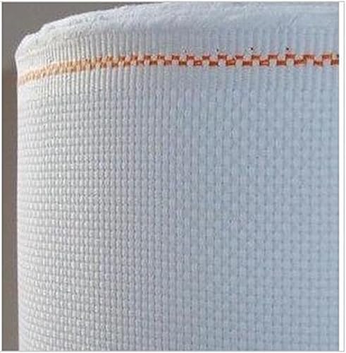 Tissu Aida en coton 9CT 50 x 50 cm Blanc - Nail Gallerys