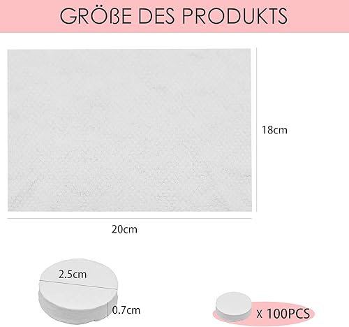 ORYIAH Serviettes Compressées,Mini Serviette Comprimée Portable,100 pièces de Serviettes de Nettoyage compressées en Tissu Non tissé pour la Maison, la santé, l'hôtel et Les Sports d'extérieur. - Nail Gallerys