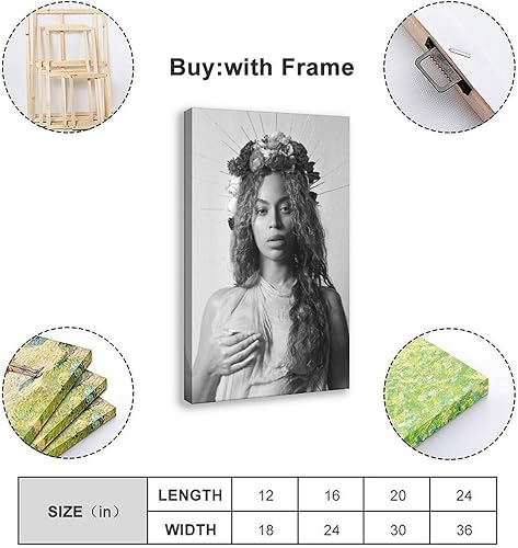 BNCVJFI Beyonce Poster sur toile Impression murale 30 x 45 cm - Nail Gallerys