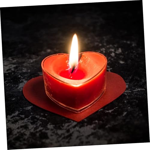 Didiseaon 1 Jeu Accessoires De Bougie Porte-Bougies à La Paraffine Coupe De Fabrication De Bougies Parfumées Boîtes De Bougies Transparentes Photophore Cire De Soja La Cire en Forme De Coeur - Nail Gallerys