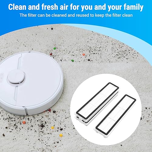 Kueohse Lot de 3 filtres HEPA pour aspirateur robot Dream Bot L10 Pro D9 - Nail Gallerys