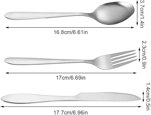 Ensemble de Couverts de Table pour 1 Personne, Cuillère Couteau Fourchette Ménagères Assorties,Couvert en Acier inoxydable Portable,Couverts de Table Voyage,Pique Camping École Travail Couverts (Noir) - Nail Gallerys