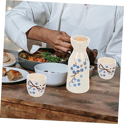CONGARTENO 1ensemble Tasses à Saké Céramique Traditionnel avec Carafe Et Verres Décoration Élégante pour Maison Et Restaurant - Nail Gallerys
