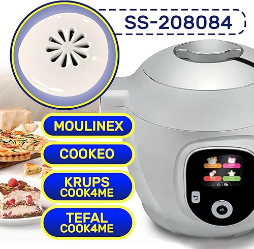 MONTERAL Soupape de Sécurité pour Multicuiseur avec Le Code Original SS-208084 pour Moulinex Cookeo pour Krups Cook4Me pour Tefal Cook4Me - Nail Gallerys