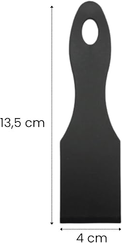 Maelsa® Spatule raclette Nylon Lot de 6 Idéal pour les poêlons en téflon Très beau design En Nylon Passe au Lave Vaisselle Sans Odeurs Ideal Restaurant Maison Fromage - Nail Gallerys