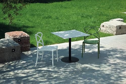 KONTE.DESIGN Spari Table, Plomb, 60x60 - Nail Gallerys