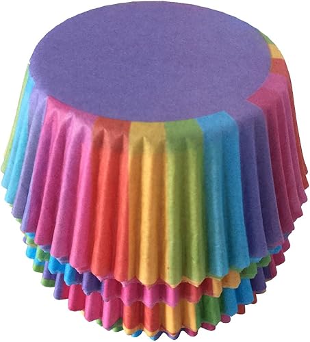 Butterme Standard moules à Muffins Cupcakes en Papier gâteau de Tasse -100 Pcs - Couleur Aléatoire - Nail Gallerys