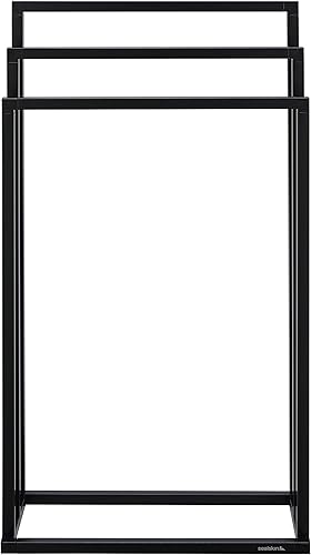 Sealskin Tube, Porte-Serviette autoportante, Noir, 210x450x840mm - Nail Gallerys