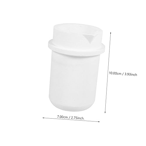 iplusmile 1 Creuset - Coulée De Cuivre Pour Fusion Creuset Bande Cylindrique Laiton Fonderie Verser Argent Coupe De Raffinage Pureté Céramique Haut Point De Fusion - Nail Gallerys