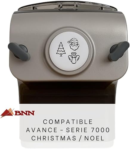 BNN - Avance/Serie 7000 - Noel Christmas Natal - Pasta Disc compatible avec Philips Pasta Maker Avance/Serie 7000 (Noel N°0) - Nail Gallerys