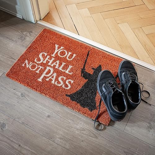 getDigital Paillasson You Shall Not Pass - Tapis de porte de haute qualité avec scène de fantaisie célèbre - Multicolore - 60 x 40 cm - Nail Gallerys