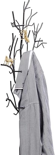 Kare Design Porte Manteau Murale Ants On A Tree, Noir/Or, Acier, Animal Fourmis, Patères, Crochets, Vestiaire Entrée, Deco Intérieur, Décoration Chambre, Couloir, 160x69x8 cm (H/L/P) - Nail Gallerys