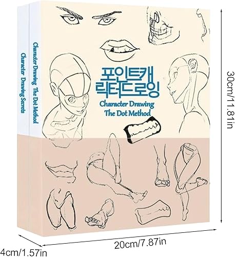 Character Drawing Secrets - Point Character Drawing | How To Draw People, Body Anatomy Drawing Book, Character Drawing Book, Tutorial Sketching Learning Tool For Adults Beginners Men Women Kid - Nail Gallerys