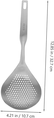 ERINGOGO Cuillère Au Poivre en Acier Inoxydable Cuillère à Œufs Cuillère Passoire à Main Polyvalente Passoire De Pâtes Cuillère à pour Écumoire Passoire en Métal avec Poignée - Nail Gallerys