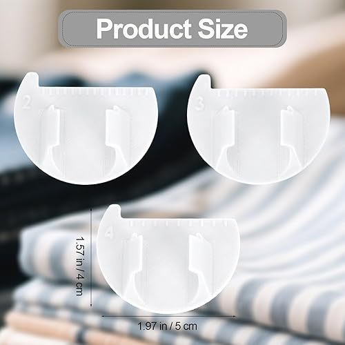 Lyreh 3pcs Gabarit de Mesure Couture, Règle de Couture for Points Réguliers 2/3/4mm Aide au Quilting pour Débutants - Nail Gallerys