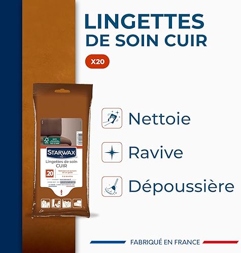 STARWAX - Lait de soin pour cuir - entretient, hydrate et préserve - à la lanoline - Pulvérisateur 500ml - sans rinçage - Fabrication Française - Pratique et facile d'utilisation - Nail Gallerys