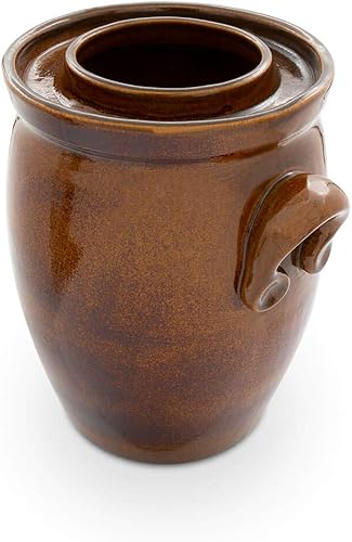 Original K&K Pot de Fermentation Form II pour Choucroute avec couvercle et de la pierre 10,0 litres - Nail Gallerys